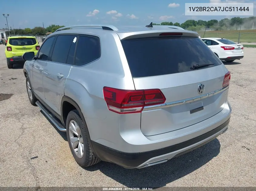 2018 Volkswagen Atlas 3.6L V6 Launch Edition VIN: 1V2BR2CA7JC511444 Lot: 45648649