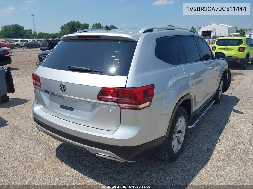 2018 Volkswagen Atlas 3.6L V6 Launch Edition VIN: 1V2BR2CA7JC511444 Lot: 45648649