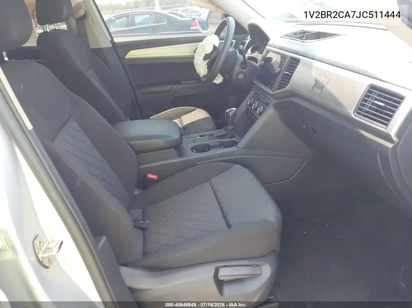 2018 Volkswagen Atlas 3.6L V6 Launch Edition VIN: 1V2BR2CA7JC511444 Lot: 45648649