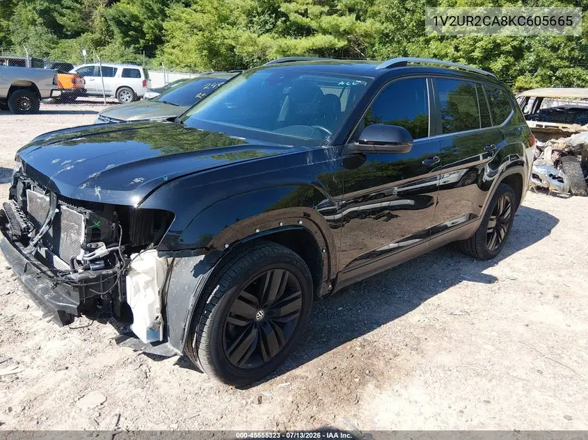 2019 Volkswagen Atlas 3.6L V6 Se W/Technology VIN: 1V2UR2CA8KC605665 Lot: 45555323