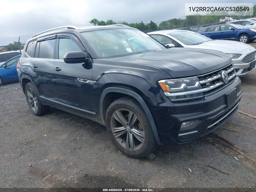 2019 Volkswagen Atlas 3.6L V6 Sel R-Line VIN: 1V2RR2CA6KC530549 Lot: 45565428