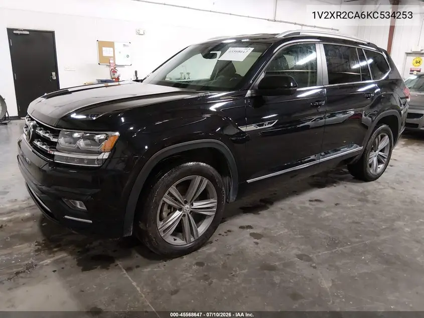 2019 Volkswagen Atlas 3.6L V6 Se W/Technology R-Line VIN: 1V2XR2CA6KC534253 Lot: 45568647