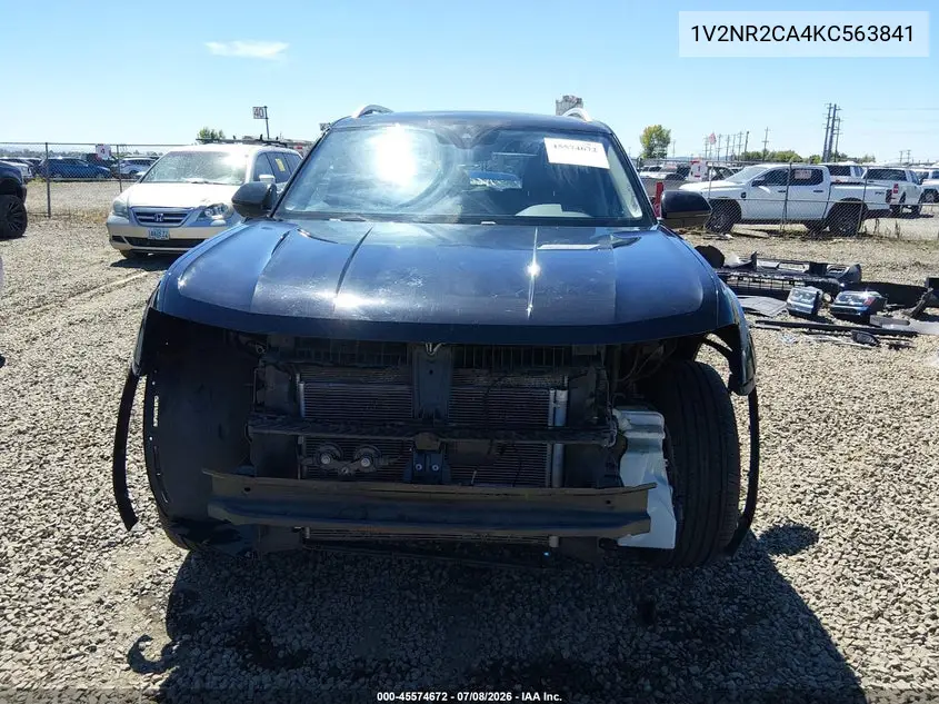 2019 Volkswagen Atlas 3.6L V6 Sel Premium VIN: 1V2NR2CA4KC563841 Lot: 45574672