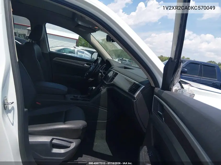 2019 Volkswagen Atlas 3.6L V6 Se W/Technology R-Line VIN: 1V2XR2CA0KC570049 Lot: 45577313