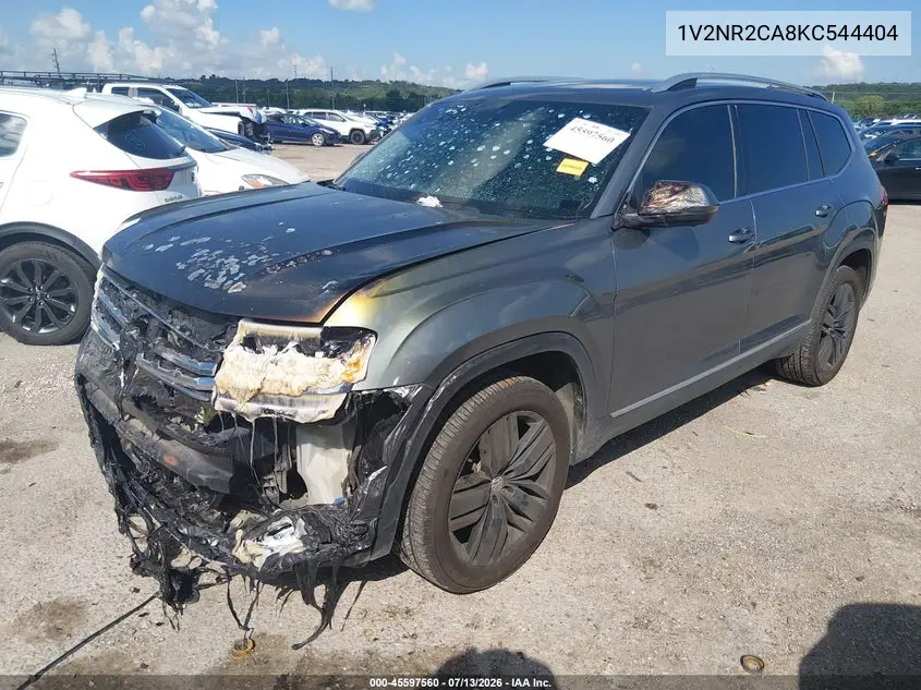 2019 Volkswagen Atlas 3.6L V6 Sel Premium VIN: 1V2NR2CA8KC544404 Lot: 45597560