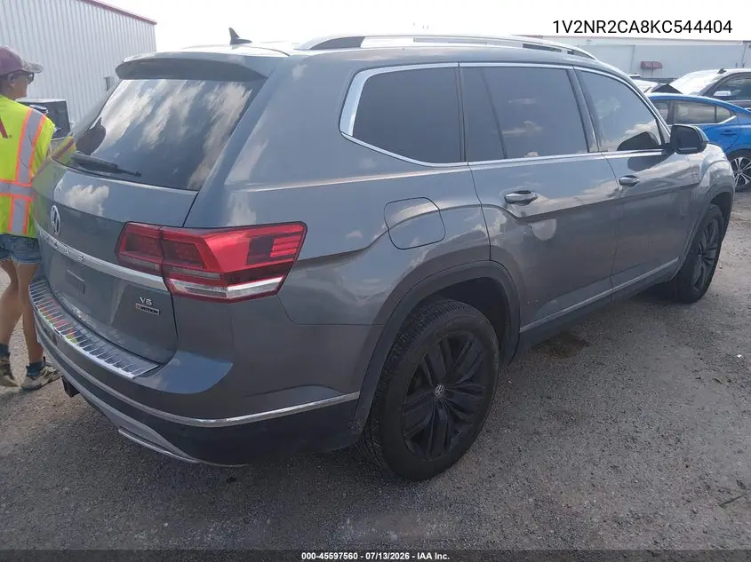 2019 Volkswagen Atlas 3.6L V6 Sel Premium VIN: 1V2NR2CA8KC544404 Lot: 45597560