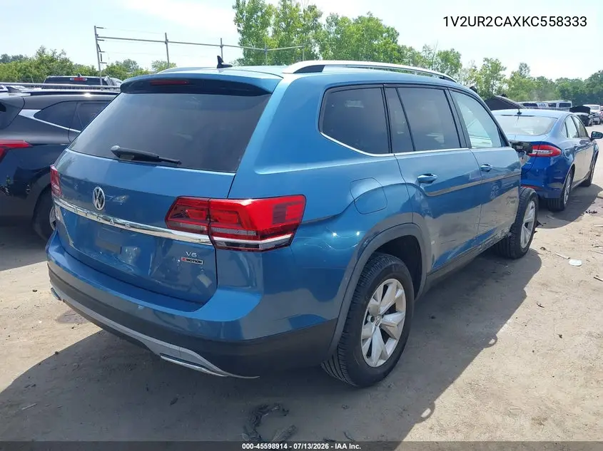 2019 Volkswagen Atlas 3.6L V6 Se W/Technology VIN: 1V2UR2CAXKC558333 Lot: 45598914