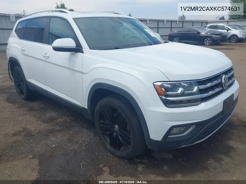 2019 Volkswagen Atlas 3.6L V6 Sel VIN: 1V2MR2CAXKC574631 Lot: 45609429
