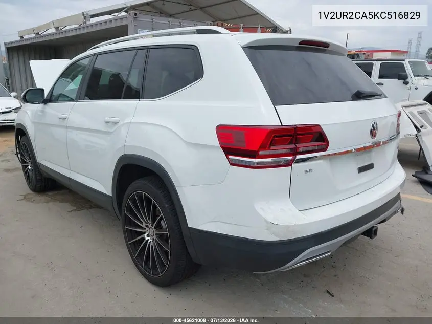 2019 Volkswagen Atlas 3.6L V6 Se W/Technology VIN: 1V2UR2CA5KC516829 Lot: 45621008