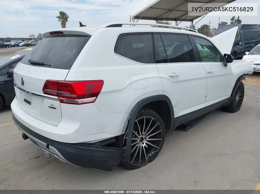 2019 Volkswagen Atlas 3.6L V6 Se W/Technology VIN: 1V2UR2CA5KC516829 Lot: 45621008