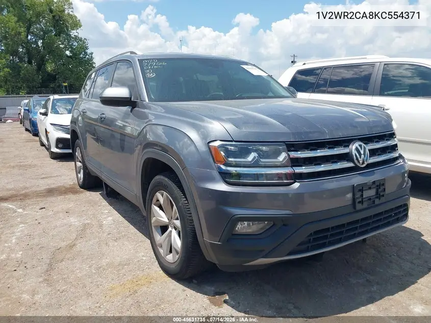 2019 Volkswagen Atlas 3.6L V6 Se W/Technology VIN: 1V2WR2CA8KC554371 Lot: 45631735