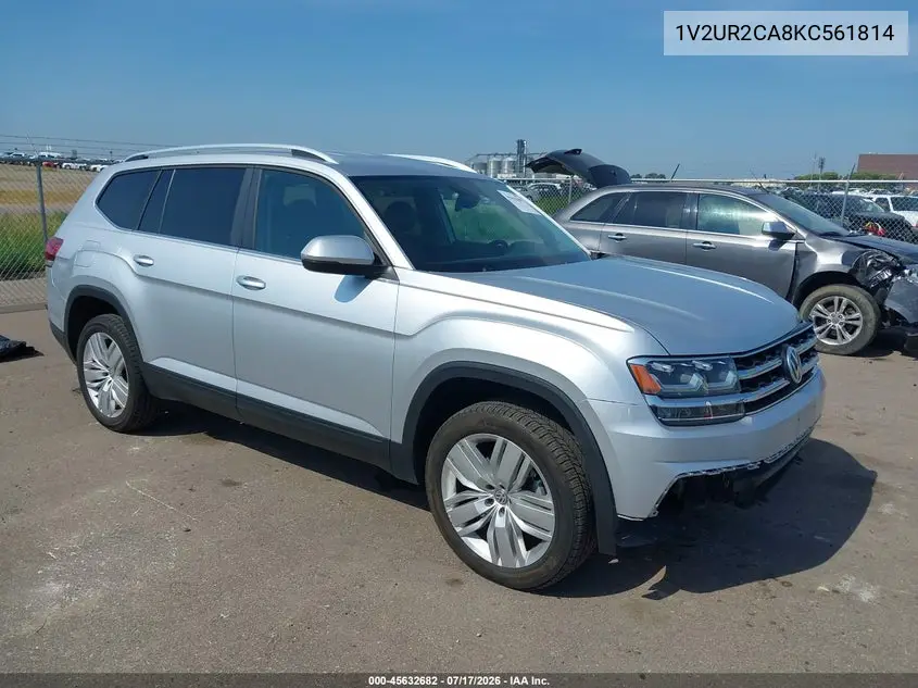 2019 Volkswagen Atlas 3.6L V6 Se W/Technology VIN: 1V2UR2CA8KC561814 Lot: 45632682