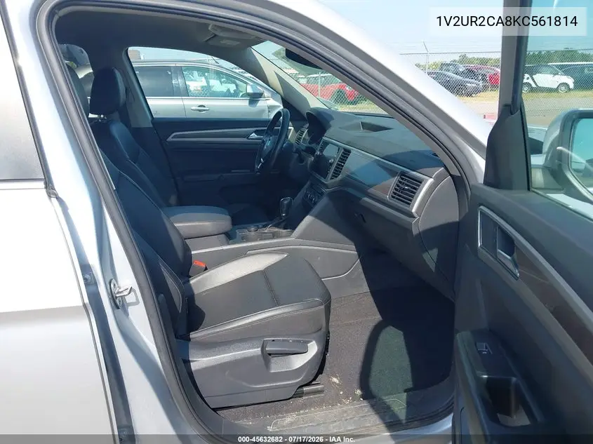 2019 Volkswagen Atlas 3.6L V6 Se W/Technology VIN: 1V2UR2CA8KC561814 Lot: 45632682