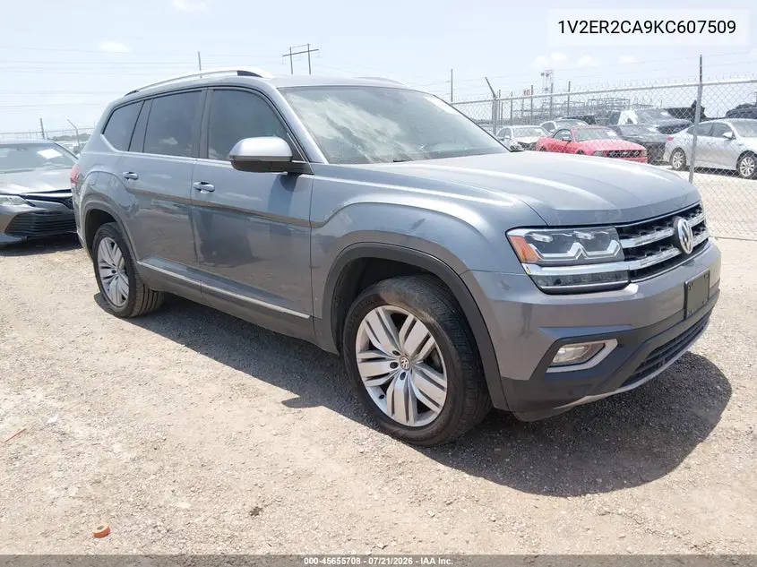 2019 Volkswagen Atlas 3.6L V6 Sel VIN: 1V2ER2CA9KC607509 Lot: 45655708
