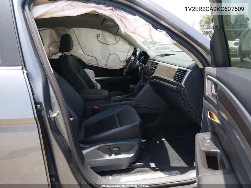 2019 Volkswagen Atlas 3.6L V6 Sel VIN: 1V2ER2CA9KC607509 Lot: 45655708