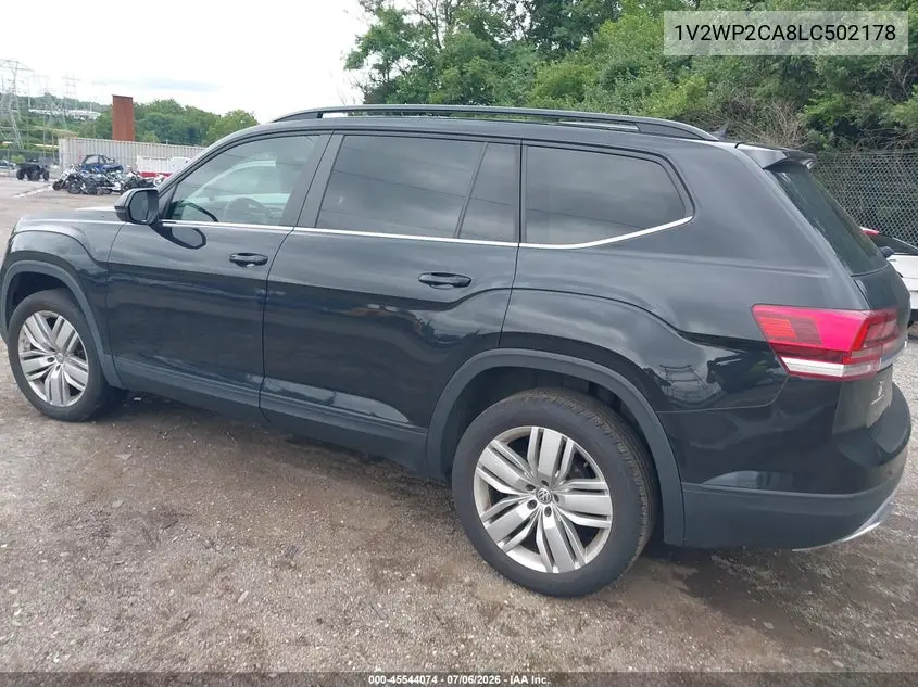 2020 Volkswagen Atlas 2.0T Se W/Technology VIN: 1V2WP2CA8LC502178 Lot: 45544074
