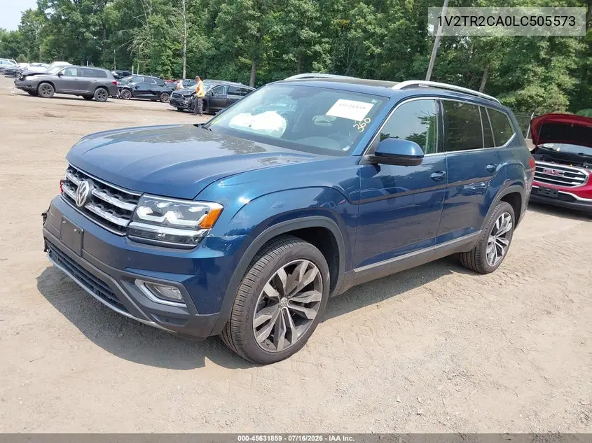 2020 Volkswagen Atlas 3.6L V6 Sel Premium VIN: 1V2TR2CA0LC505573 Lot: 45631859