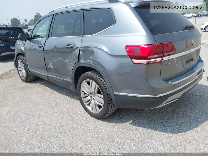 2020 Volkswagen Atlas 2.0T Sel VIN: 1V2EP2CAXLC500962 Lot: 45664856