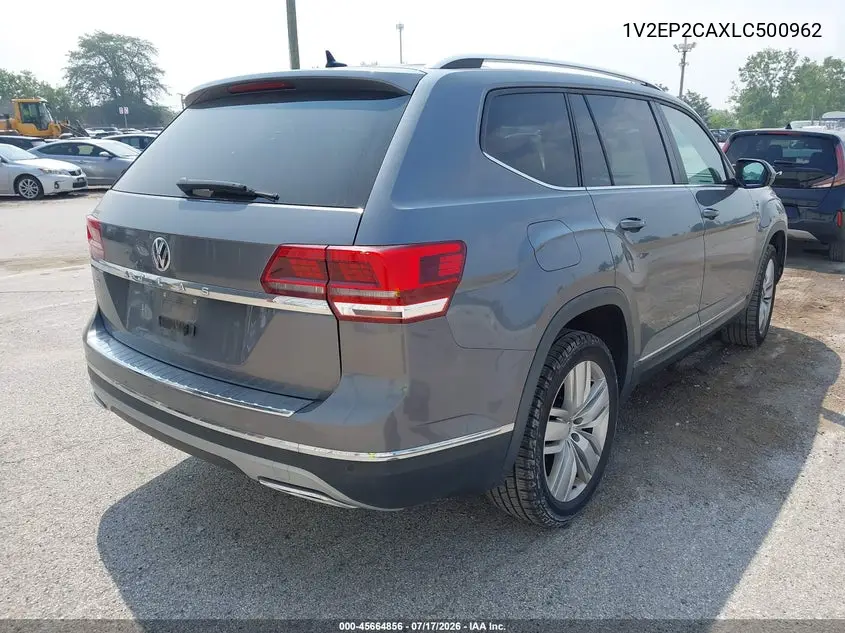 2020 Volkswagen Atlas 2.0T Sel VIN: 1V2EP2CAXLC500962 Lot: 45664856