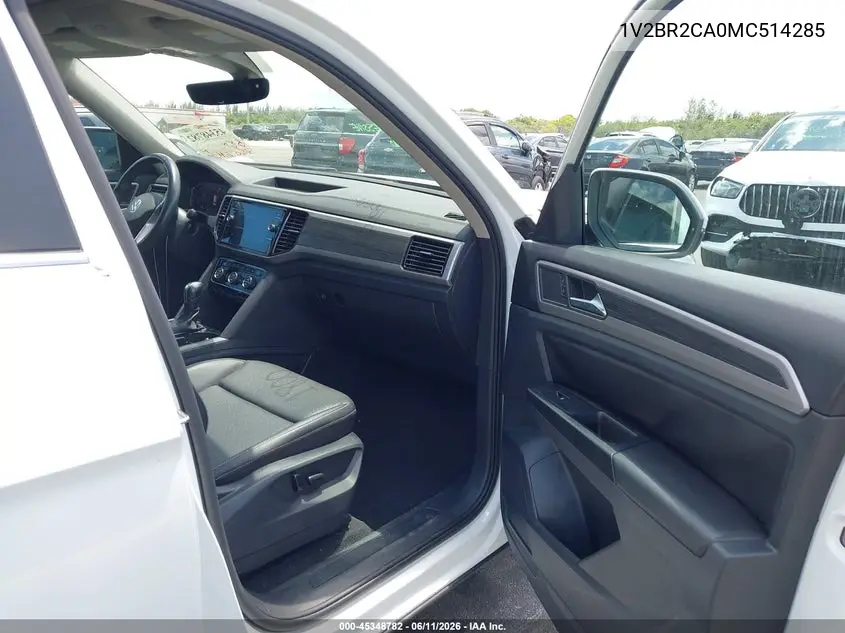 2021 Volkswagen Atlas 3.6L V6 Sel VIN: 1V2BR2CA0MC514285 Lot: 45348782
