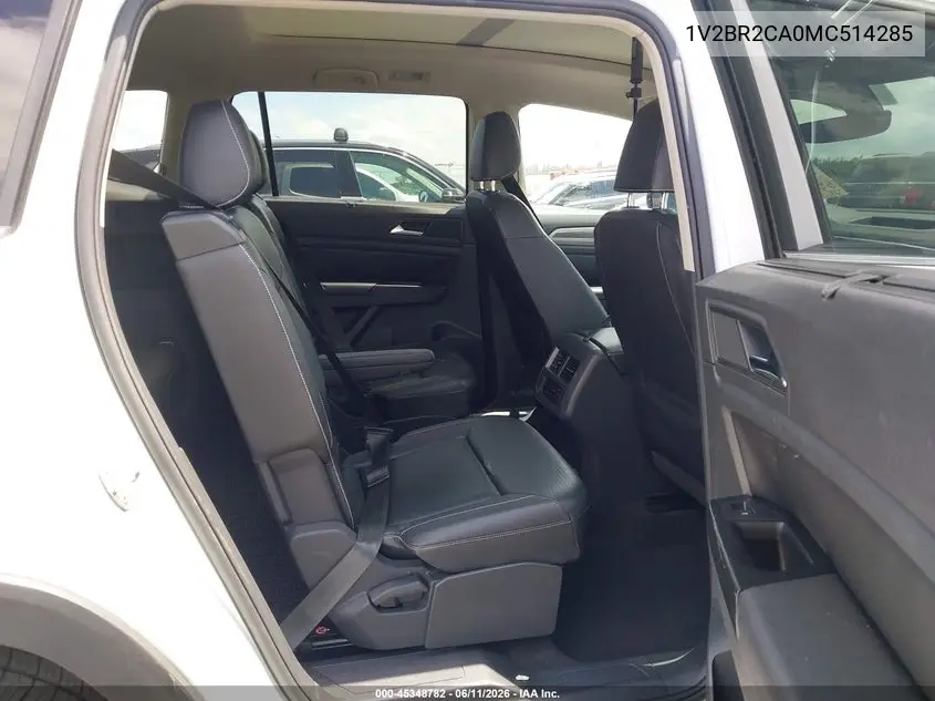 2021 Volkswagen Atlas 3.6L V6 Sel VIN: 1V2BR2CA0MC514285 Lot: 45348782