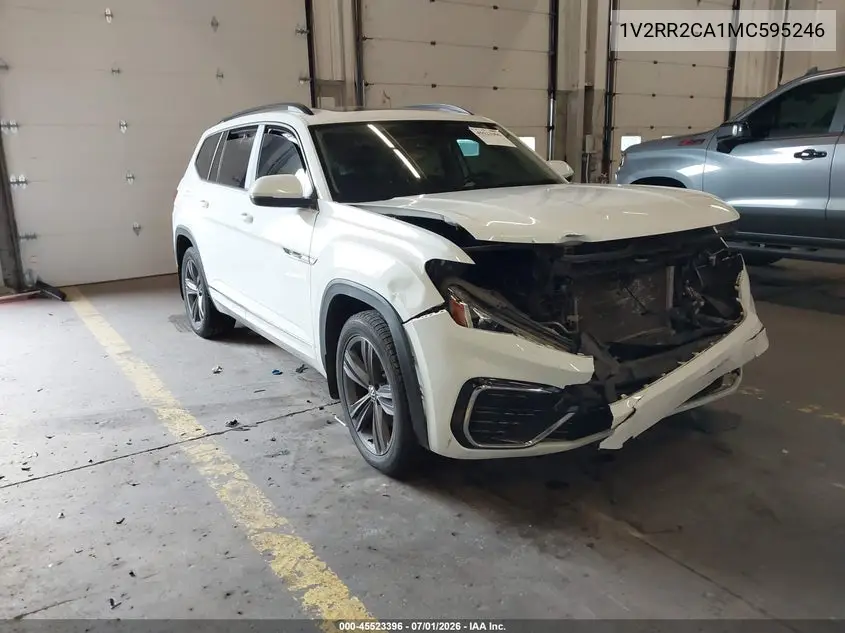 2021 Volkswagen Atlas 3.6L V6 Se W/Technology R-Line VIN: 1V2RR2CA1MC595246 Lot: 45523396