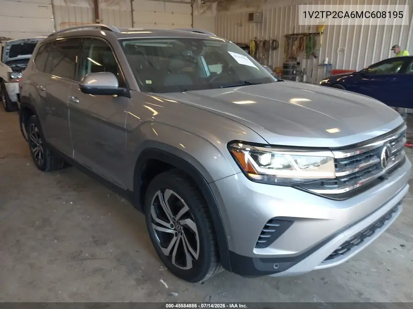 2021 Volkswagen Atlas 2.0T Sel Premium VIN: 1V2TP2CA6MC608195 Lot: 45584886