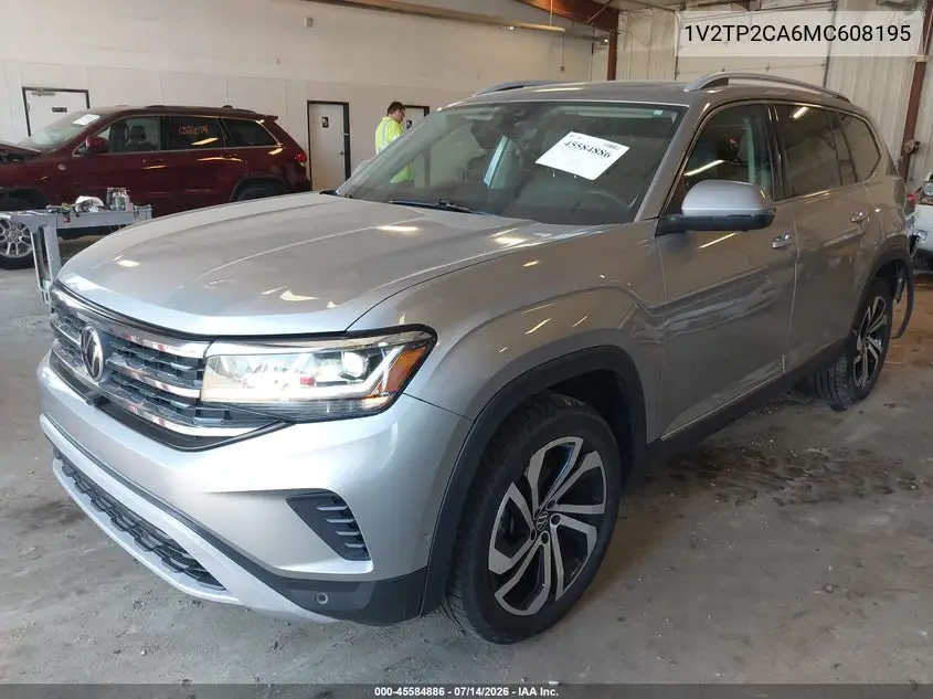 2021 Volkswagen Atlas 2.0T Sel Premium VIN: 1V2TP2CA6MC608195 Lot: 45584886