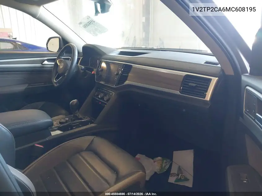 2021 Volkswagen Atlas 2.0T Sel Premium VIN: 1V2TP2CA6MC608195 Lot: 45584886