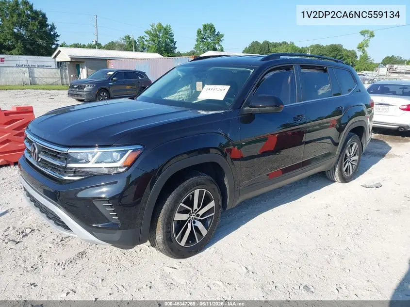 2022 Volkswagen Atlas 2.0T Se VIN: 1V2DP2CA6NC559134 Lot: 45347269