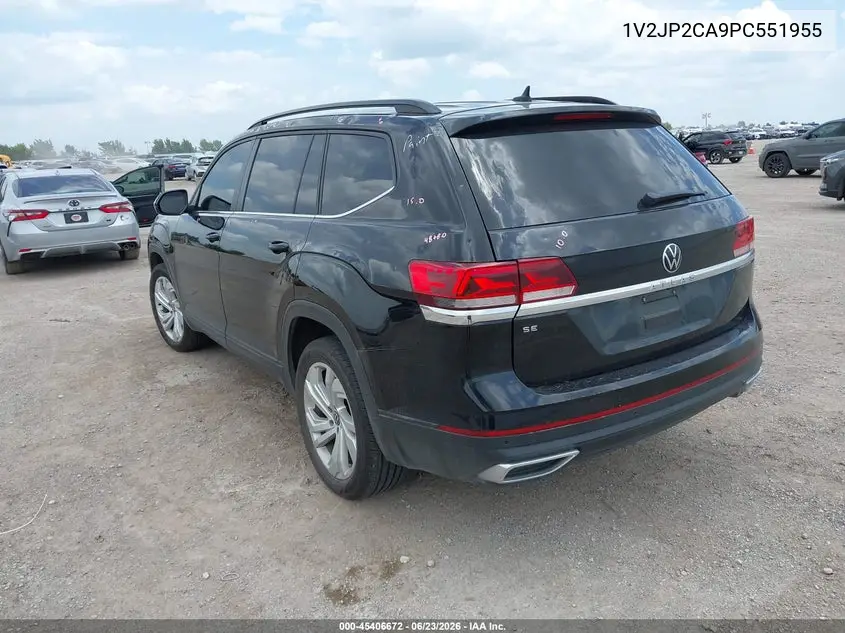 2023 Volkswagen Atlas 2.0T Se W/Technology VIN: 1V2JP2CA9PC551955 Lot: 45406672