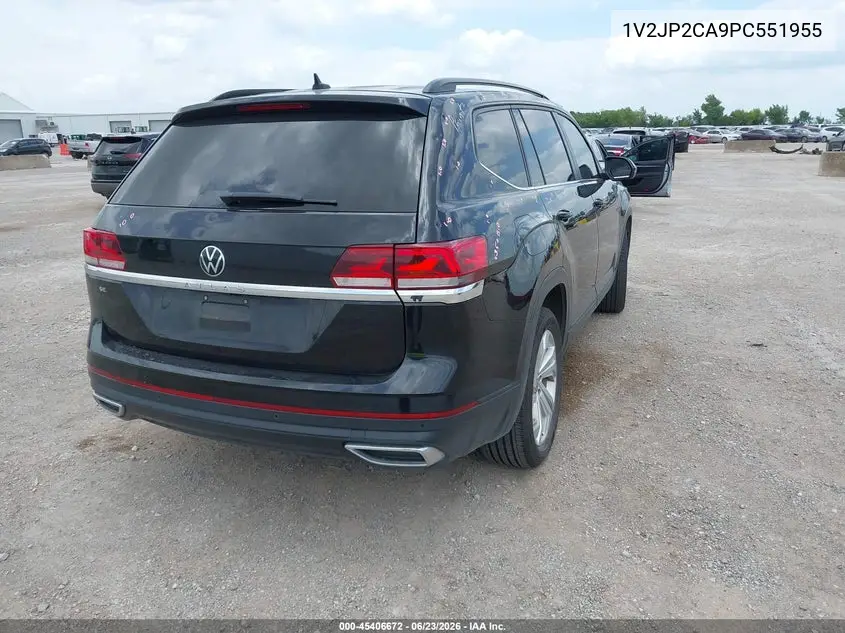 2023 Volkswagen Atlas 2.0T Se W/Technology VIN: 1V2JP2CA9PC551955 Lot: 45406672