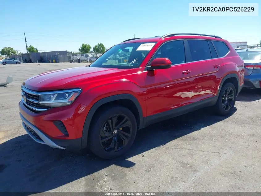 2023 Volkswagen Atlas 3.6L V6 Se W/Technology VIN: 1V2KR2CA0PC526229 Lot: 45558215