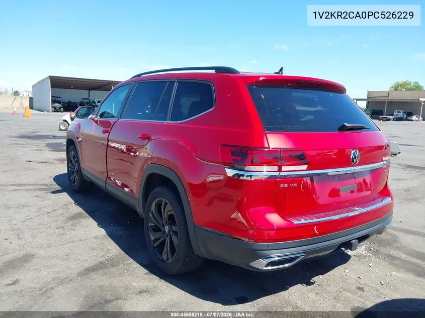 2023 Volkswagen Atlas 3.6L V6 Se W/Technology VIN: 1V2KR2CA0PC526229 Lot: 45558215