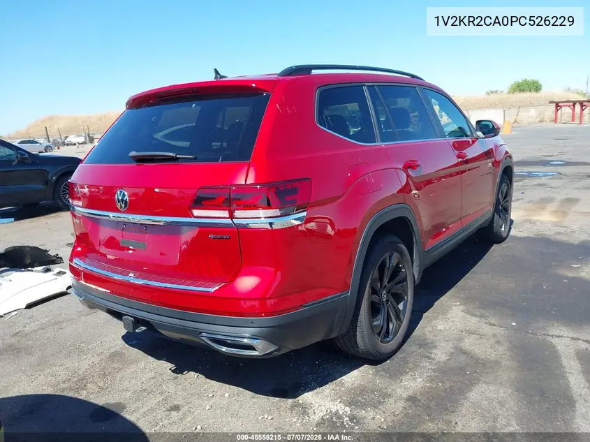 2023 Volkswagen Atlas 3.6L V6 Se W/Technology VIN: 1V2KR2CA0PC526229 Lot: 45558215