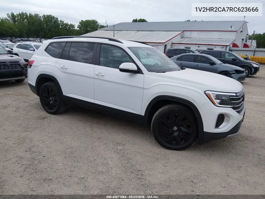 2024 Volkswagen Atlas 2.0T Se W/Technology VIN: 1V2HR2CA7RC623666 Lot: 45071664
