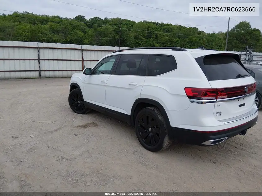 2024 Volkswagen Atlas 2.0T Se W/Technology VIN: 1V2HR2CA7RC623666 Lot: 45071664