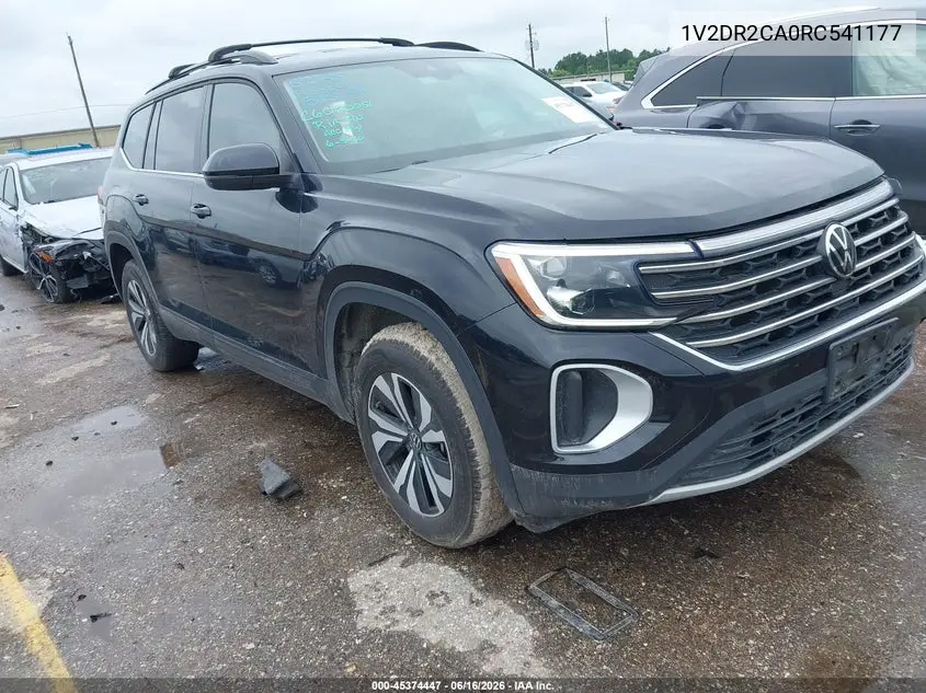 2024 Volkswagen Atlas 2.0T Se VIN: 1V2DR2CA0RC541177 Lot: 45374447