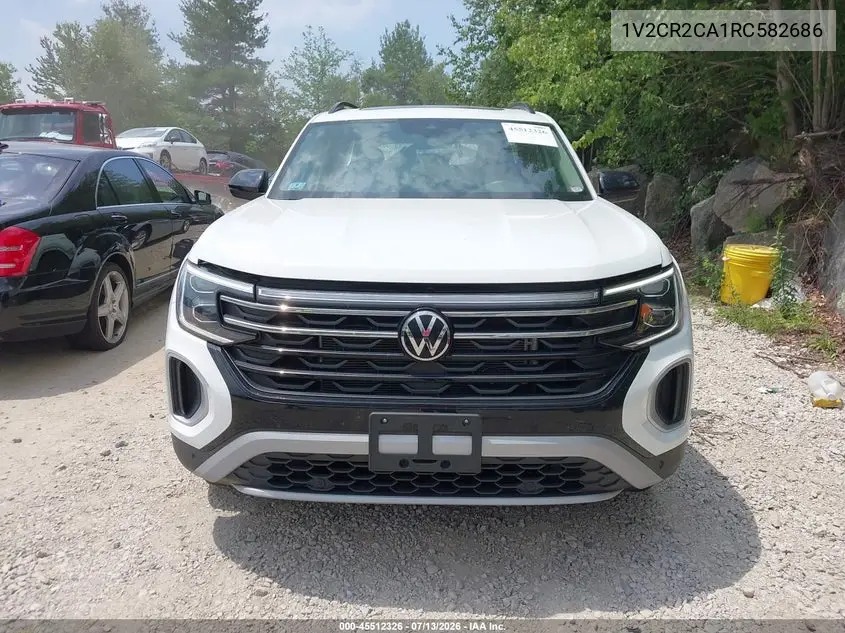 2024 Volkswagen Atlas 2.0T Peak Edition Se W/Technology VIN: 1V2CR2CA1RC582686 Lot: 45512326