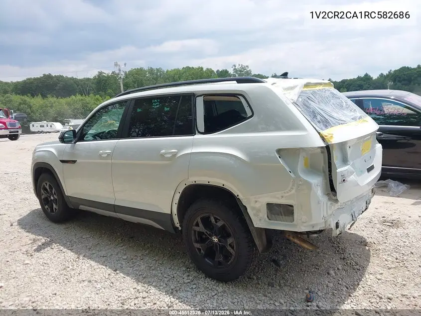 2024 Volkswagen Atlas 2.0T Peak Edition Se W/Technology VIN: 1V2CR2CA1RC582686 Lot: 45512326