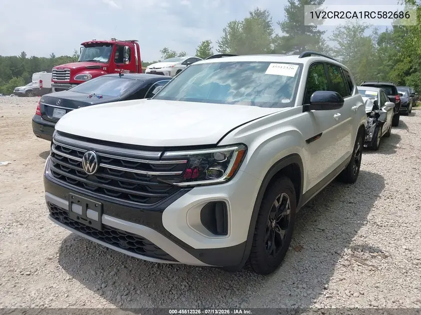 2024 Volkswagen Atlas 2.0T Peak Edition Se W/Technology VIN: 1V2CR2CA1RC582686 Lot: 45512326