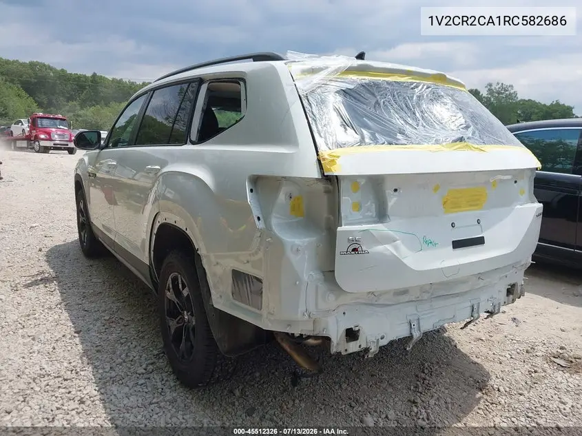 2024 Volkswagen Atlas 2.0T Peak Edition Se W/Technology VIN: 1V2CR2CA1RC582686 Lot: 45512326