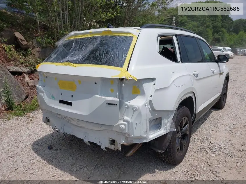 2024 Volkswagen Atlas 2.0T Peak Edition Se W/Technology VIN: 1V2CR2CA1RC582686 Lot: 45512326