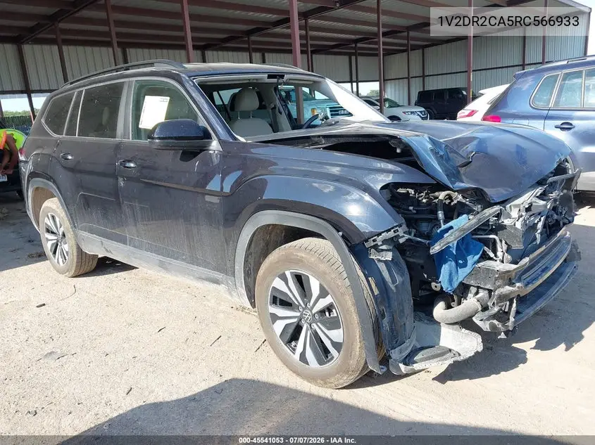 2024 Volkswagen Atlas 2.0T Se VIN: 1V2DR2CA5RC566933 Lot: 45541053