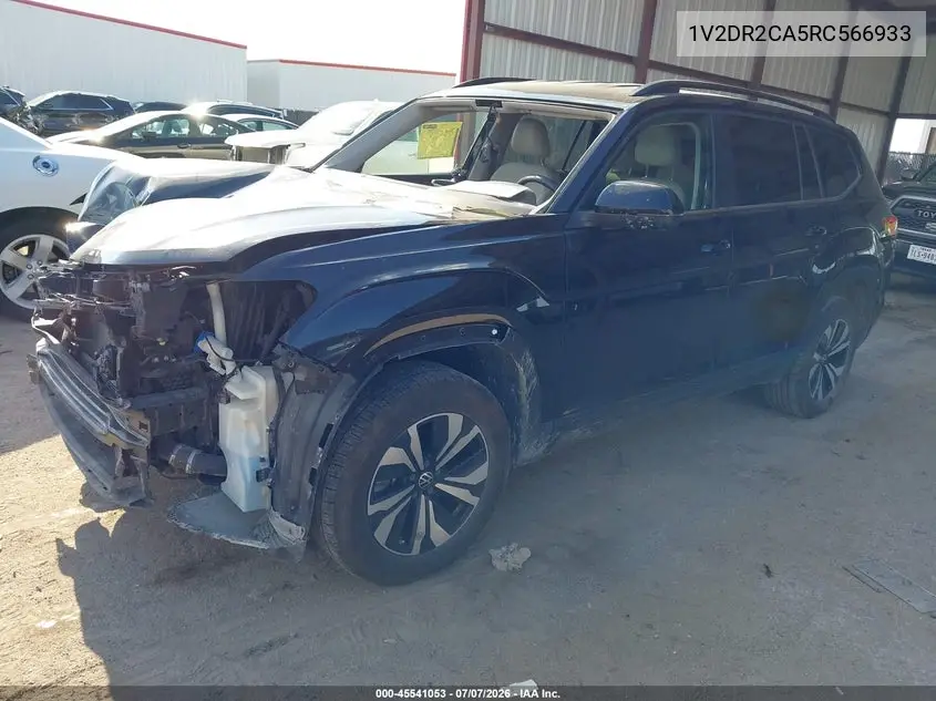 2024 Volkswagen Atlas 2.0T Se VIN: 1V2DR2CA5RC566933 Lot: 45541053