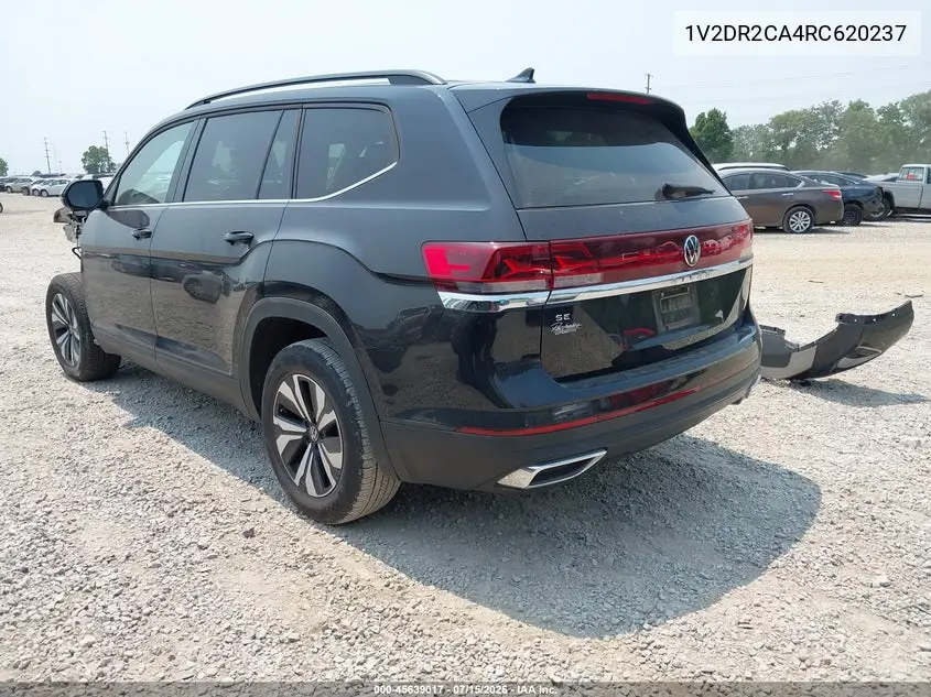 2024 Volkswagen Atlas 2.0T Se VIN: 1V2DR2CA4RC620237 Lot: 45639017