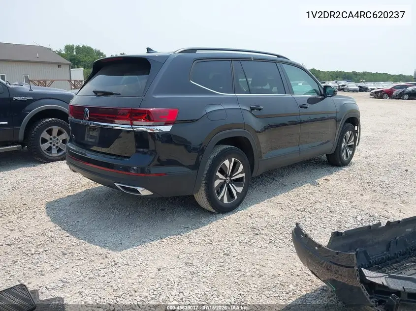 2024 Volkswagen Atlas 2.0T Se VIN: 1V2DR2CA4RC620237 Lot: 45639017