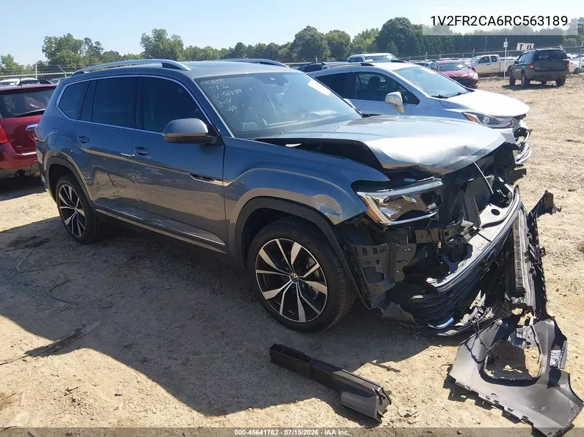 2024 Volkswagen Atlas 2.0T Sel Premium R-Line VIN: 1V2FR2CA6RC563189 Lot: 45641782