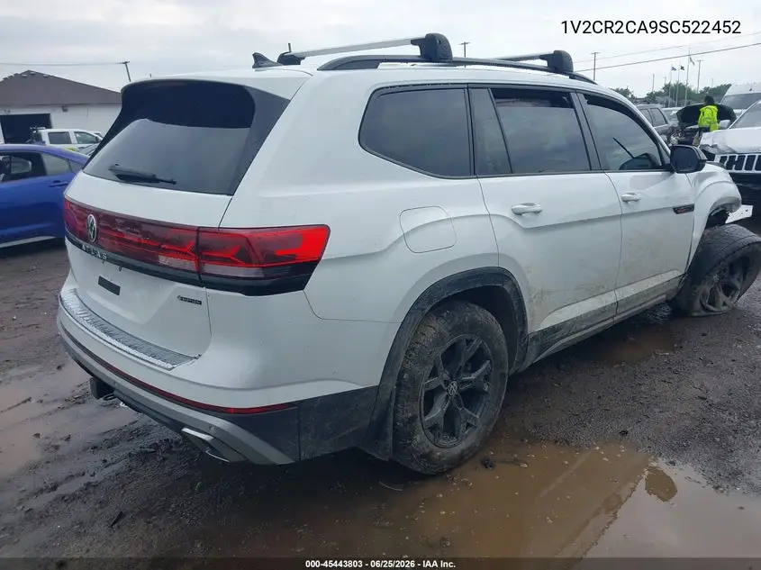 2025 Volkswagen Atlas 2.0T Peak Edition VIN: 1V2CR2CA9SC522452 Lot: 45443803