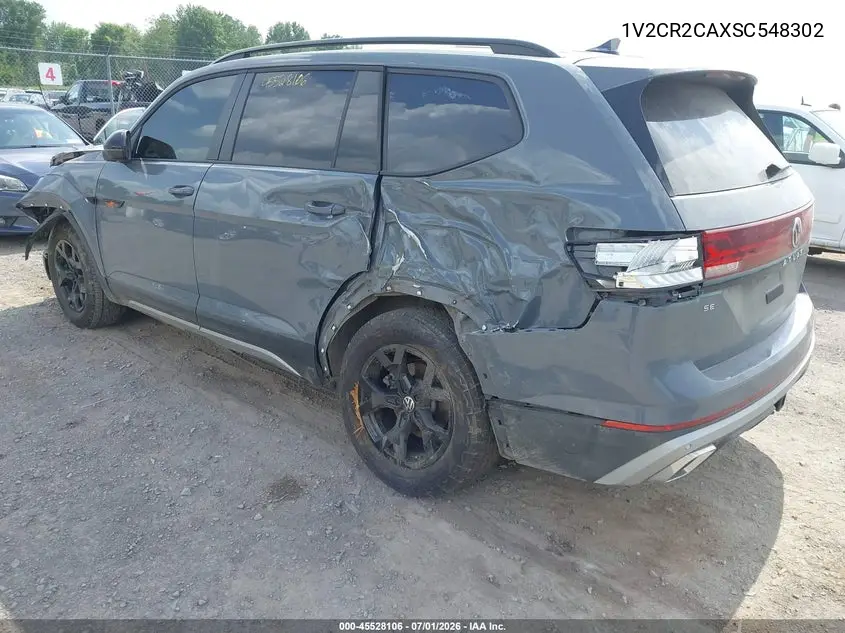 2025 Volkswagen Atlas 2.0T Peak Edition VIN: 1V2CR2CAXSC548302 Lot: 45528106